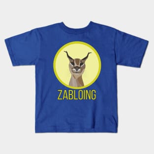 Zabloing Cat Meme Kids T-Shirt